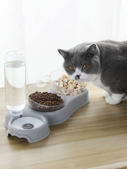 Feed, Hydrate, Delight: The Ultimate Pet Feeder Trio!