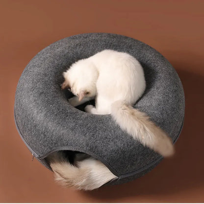 ElureHealth™ Pet House Tunnel Bed for Cats