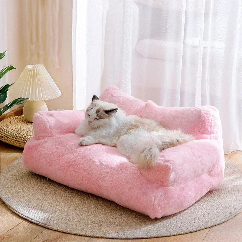 SnugSofa: Winter-Ready Pet Sleeping Cushion