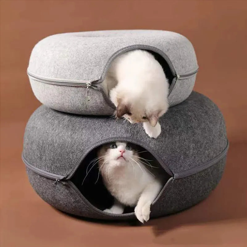 ElureHealth™ Pet House Tunnel Bed for Cats